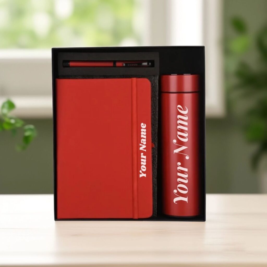 Tribe 3 in 1 Red Gift Set (Round Pen)